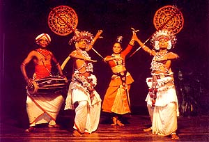 Kandyan Dancers and a drummer