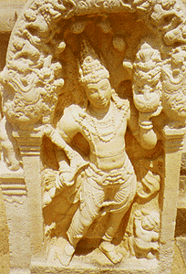 A Guard Stone at Thuparama