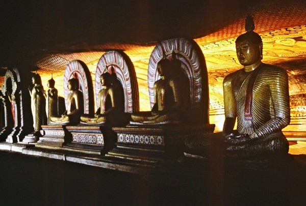 Buddha Statues at Dambulla caves