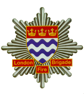 Crest of the London Fire Brigade is a proprietory trademark of the LFEPA